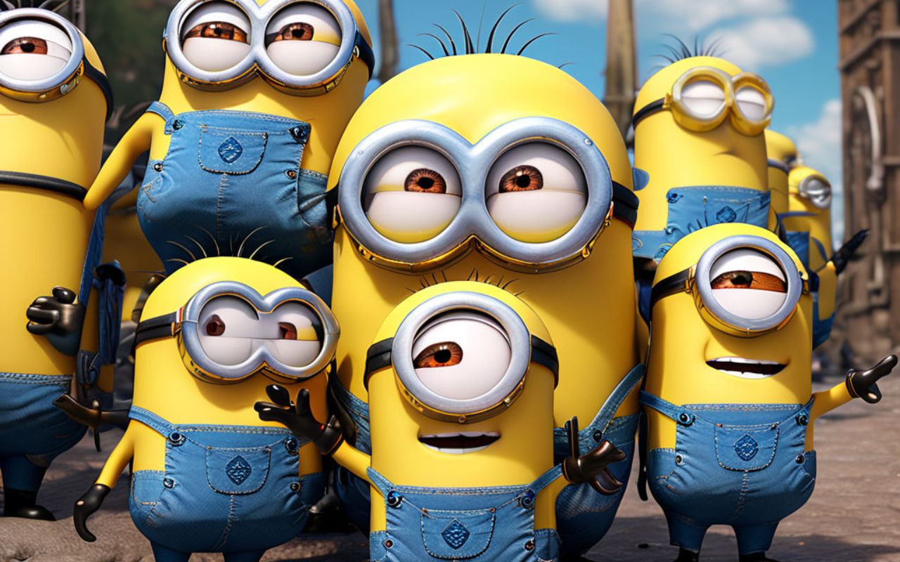 Os Minions Desenho para Colorir e imprimir - PDF Grátis